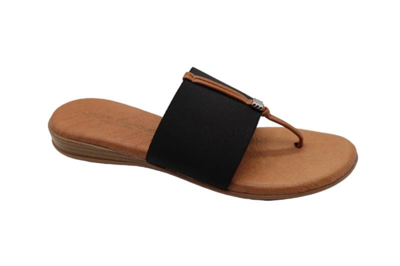 Andre Assous Nice Black Sandal