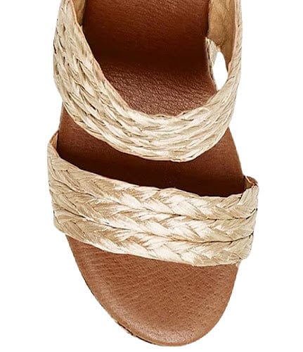 Andre Assous Nolita Beige Espadrille Wedge Sandal