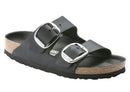 Birkenstock Arizona Big Buckle Black Oil Nubuck Leather Sandal