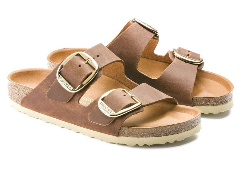 Birkenstock Arizona Big Buckle Cognac Leather Sandal