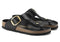 Birkenstock Gizeh Big Buckle High Shine Black Toe Thong Sandal-Narrow