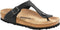 Birkenstock GIZEH Black Oiled Leather - Toe Thong