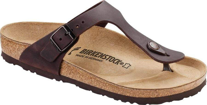 Birkenstock GIZEH Habana Oiled Leather - Toe Thong