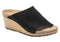 Birkenstock Namica Black Suede Wedge Sandal-Narrow