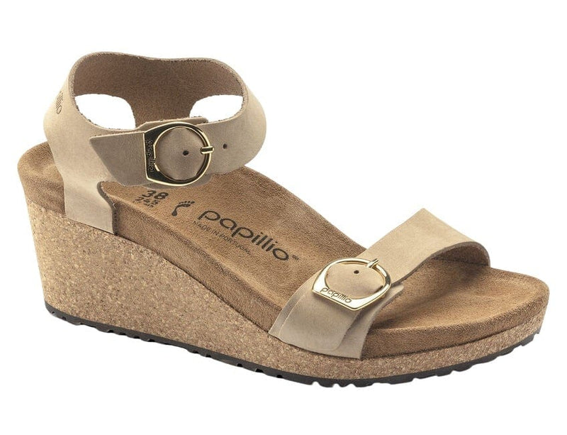 Birkenstock Papillio Soley Sandcastle Wedge Sandal - Narrrow