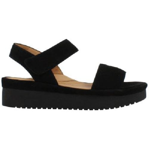 L'AmourDesPieds Abrilla Black Platform Sandal