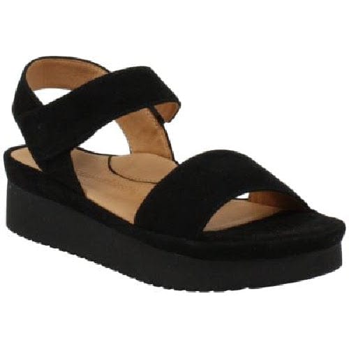 L'AmourDesPieds Abrilla Black Platform Sandal