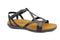 Naot Dorith Black Leather Strappy Sandal