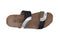 Naot FRANKIE Silver/Black/Khaki Slide Sandal