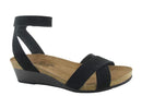 Naot Wand Black Ankle Strap Sandal