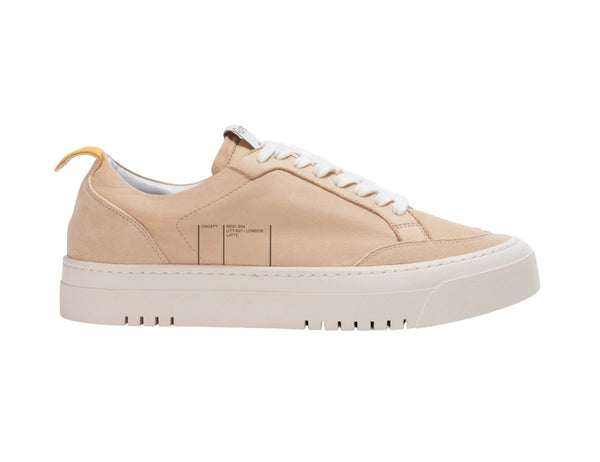 Oncept London Latte Leather Platform Sneaker