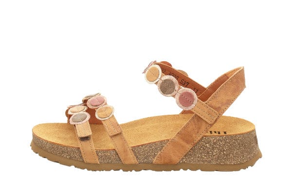 Think! Koak Tan/Combi Strappy Sandal