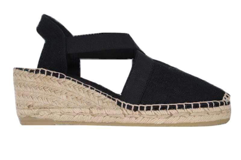 Toni Pons Ter Black Slingback Espadrille