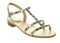 Vaneli Platino Distressed Metallic BRUNEL Strappy Casual Flat Sandal